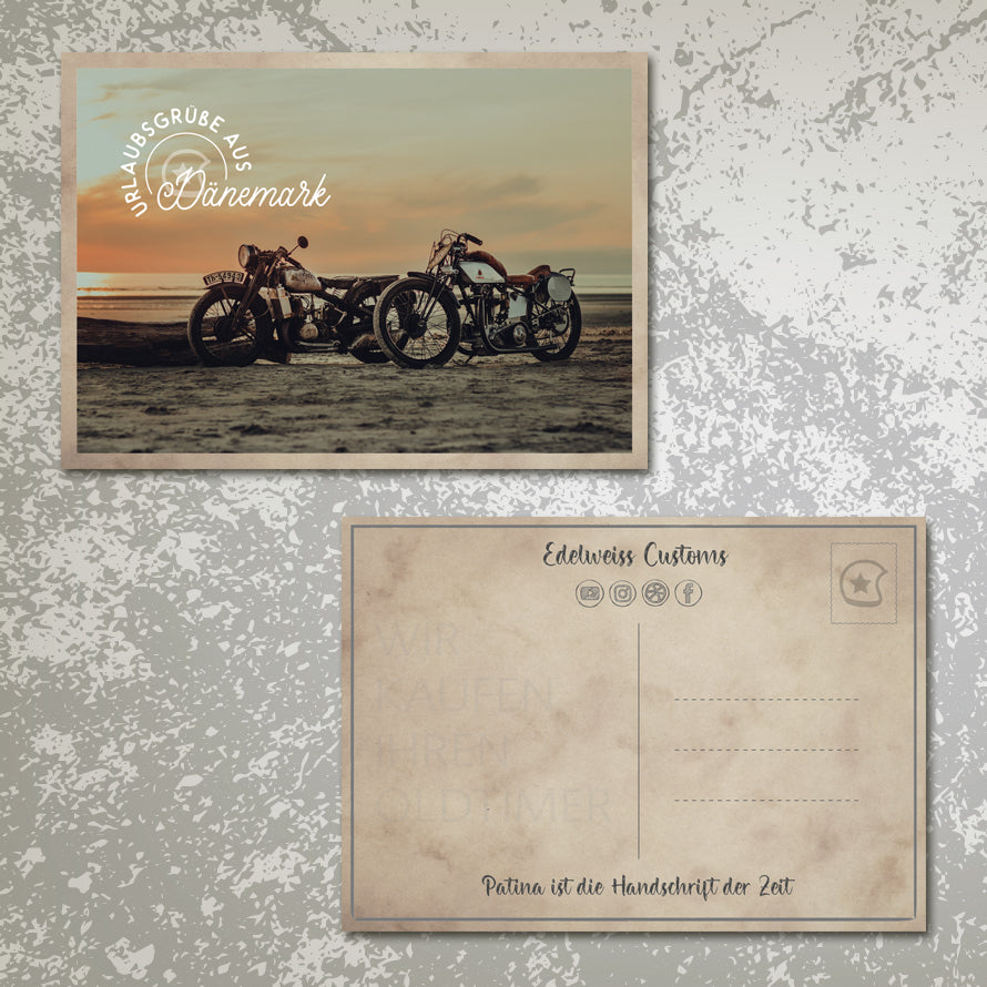 Postkarte Urlaubsgrüße aus Dänemark