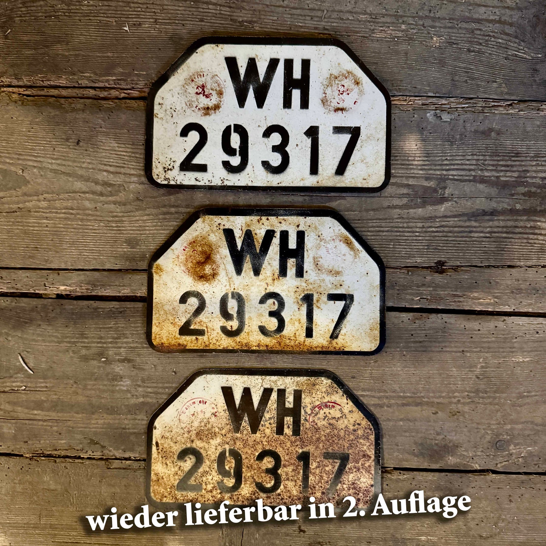 WH Kennzeichen hinten (Vorkriegs-Optik)