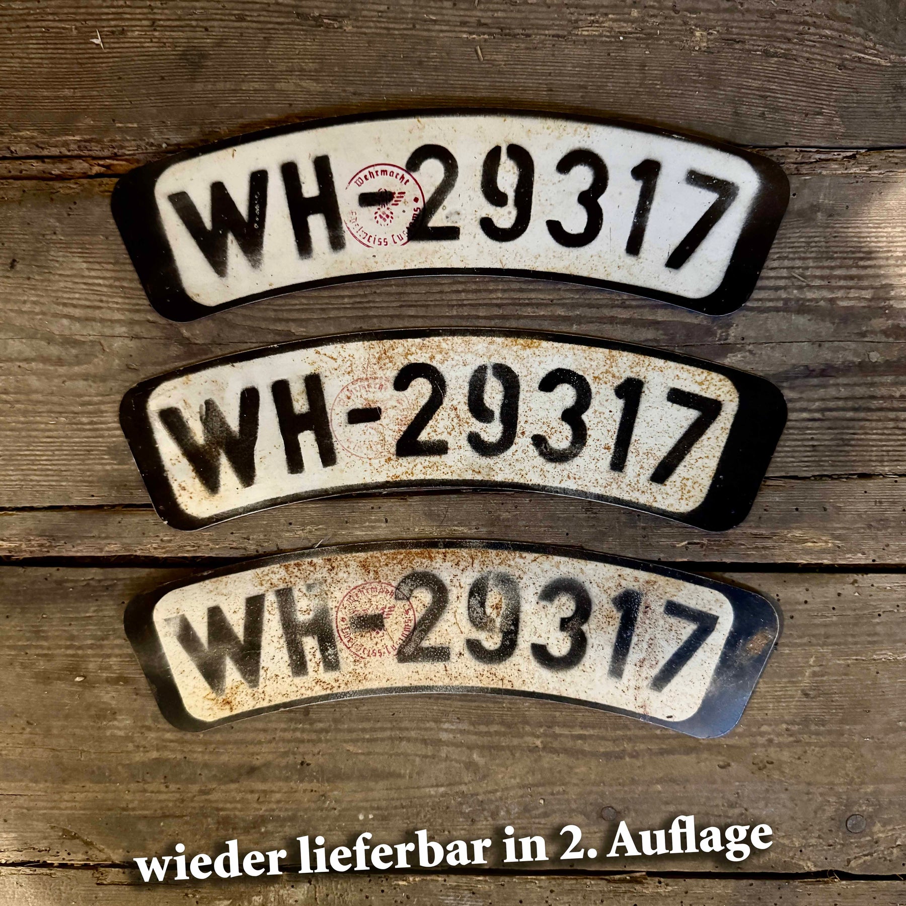 WH Kennzeichen vorn (Vorkriegs-Optik)