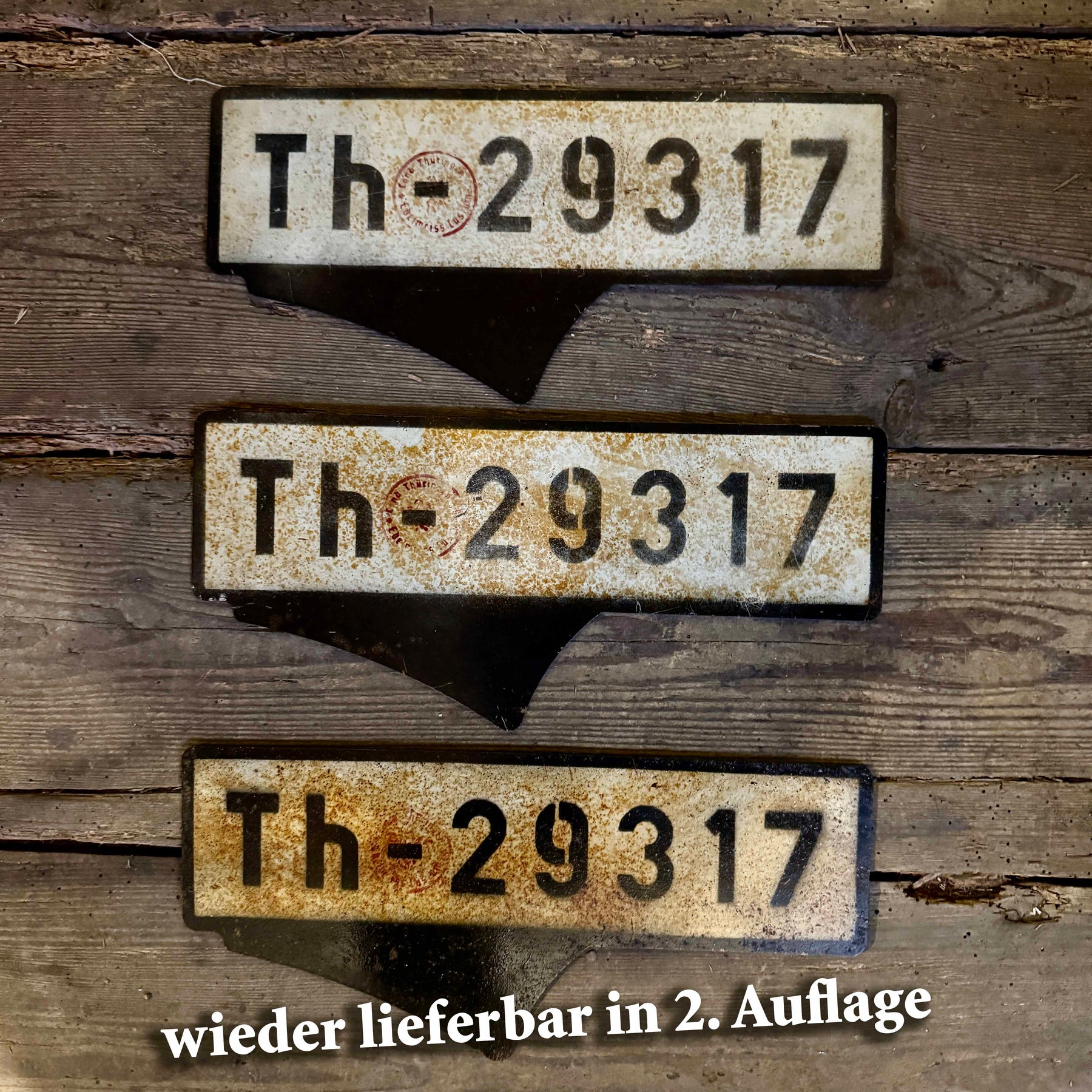 Kennzeichen vorn gerade (Vorkriegs-Optik)