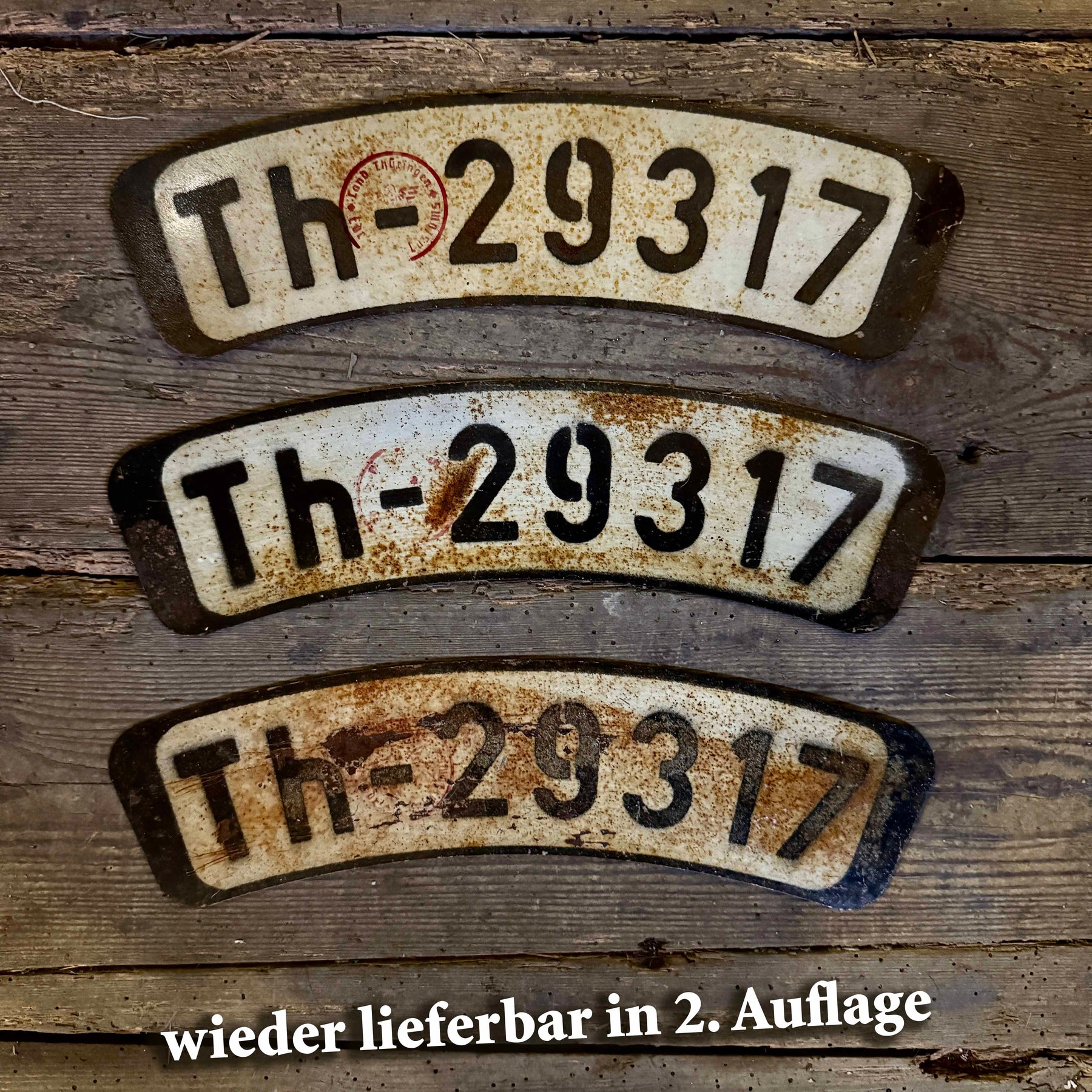 Kennzeichen vorn gebogen (Vorkriegs-Optik)