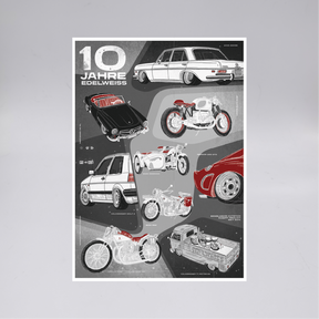 10 Jahre Edelweiss Customs Poster