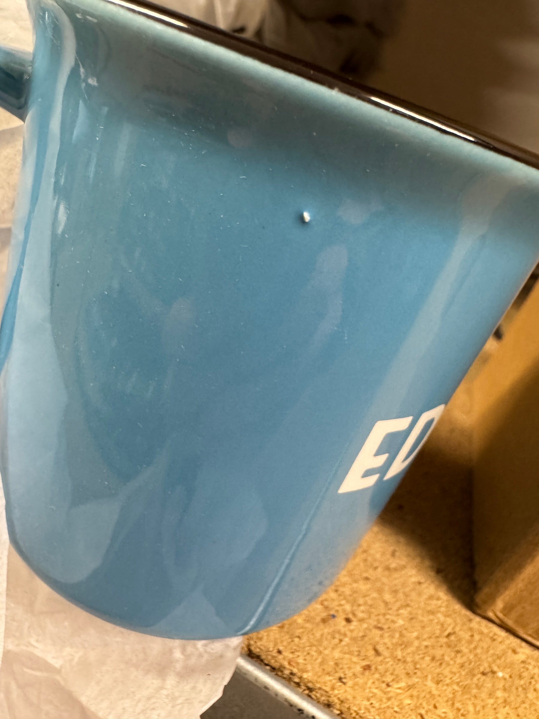 2. WAHL Tasse in Emaille Optik - BLAU