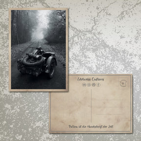 Postkarte BMW R12 Gespann WH