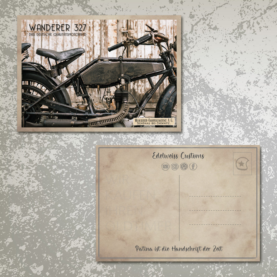 Postkarte Wanderer 327