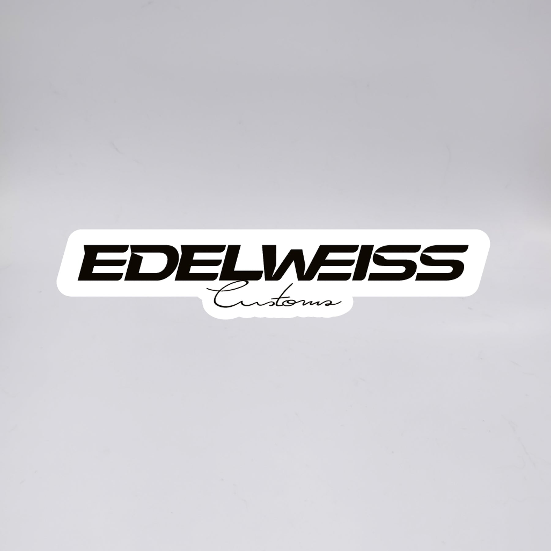 Sticker Edelweiss Customs